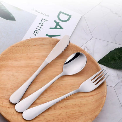 Creative Kids Stainless Steel Knife Fork and Spoon Set Home Steak Knife  Coffee Spoon, Stirring Spoon