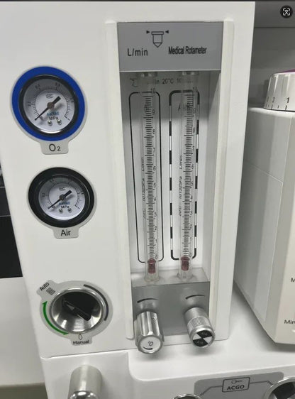 Máquina de Anestesia Veterinária Integrada DA1200V9 com Aquecimento de Circuito Respiratório para Animais de Estimação e Fonte Dupla de Ar Inteligente