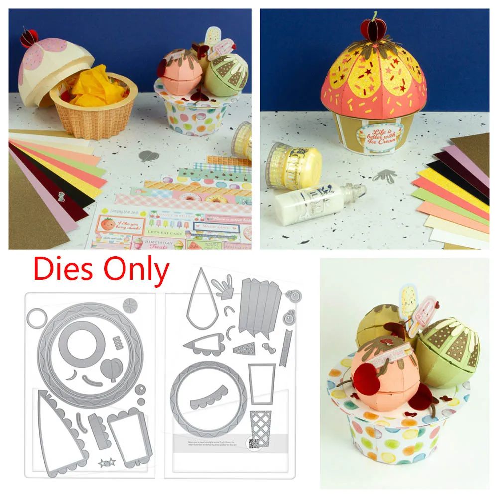 Birthday Theme Metal Cutting Dies DIY Handmade Greeting Card Embossing Craft Photo Album Birthday Decoration Template 2026 New