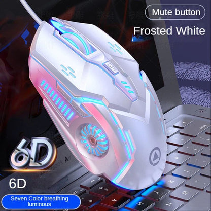 Mouse G5 Original Com Fio Luz de Fundo Alta Sensibilidade 6 Teclas Macro Programável Mouse Mecânico Gamer Para Jogos Computador Tablet PC