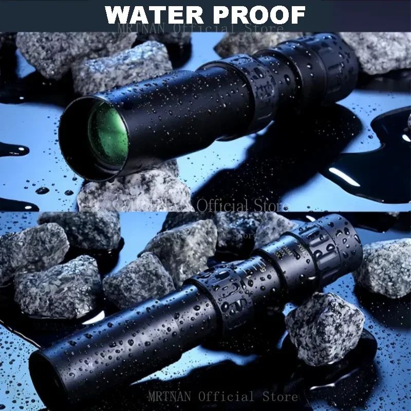 Monóculo Telescópio 10-300x40 Zoom Portátil Poderoso Binóculos com Tripé e Suporte para Celular Acampamento Viagem