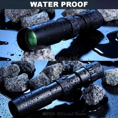 Monóculo Telescópio 10-300x40 Zoom Portátil Poderoso Binóculos com Tripé e Suporte para Celular Acampamento Viagem