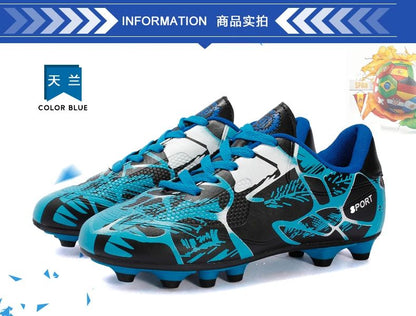 Professional Kids Soccer Shoes Men Original Football Shoes Indoor Society Cleats Football Field Boots TF/AG Fast Match Sneaker
