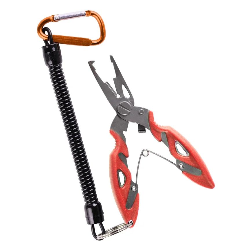 Alicates de Pesca Multifuncionais Ferramentas Acessórios para Bens de Inverno Alicates Torno para Amarrar Moscas Tesouras Conjunto de Linha de Pesca Pinças de Peixe