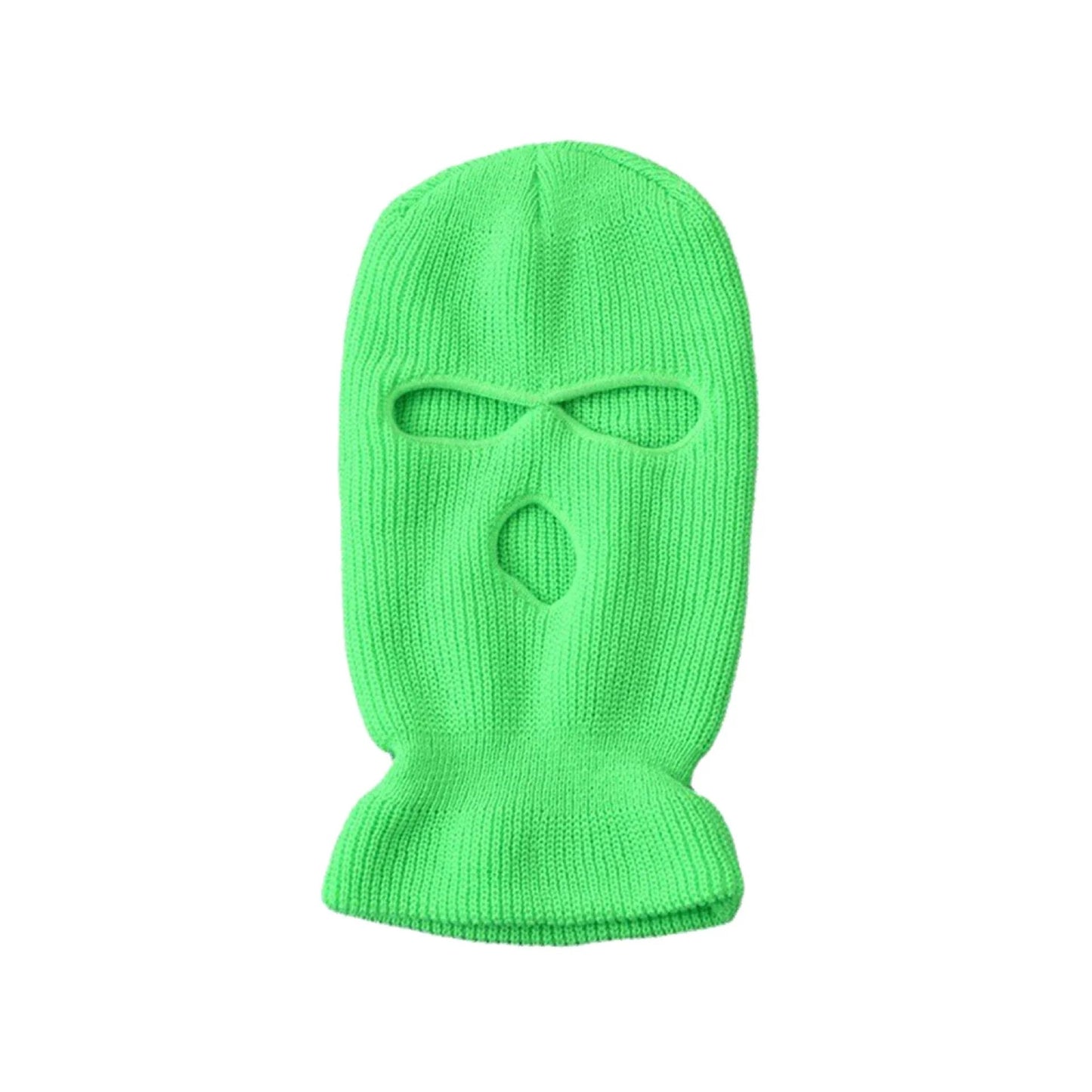Men's Winter Knitted Balaclava, Windproof Ski Mask, Warm Wool Motorcycle Hat