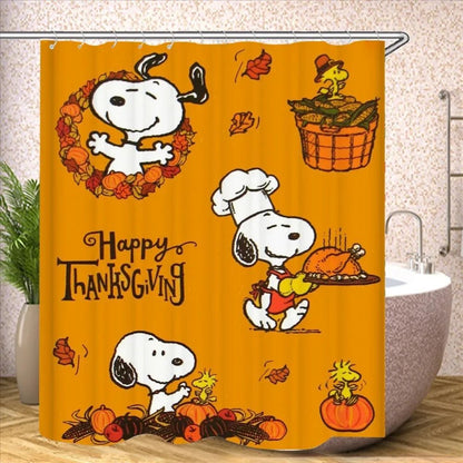 Snoopy Bathroom Decorations and Accessories Curtains for Shower Bath Curtain Sets Full Set Anime 120x180cm