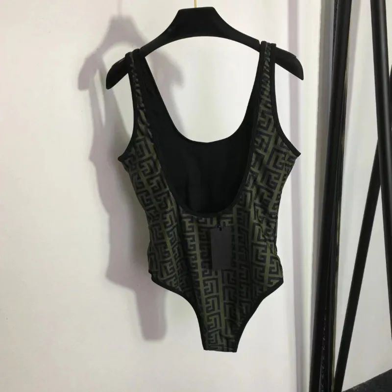 Geometric Printed Fashion Bikinis Sets Lace-up Bra Thong Sexy 2 Piece Swimsuits Solid Beach Style One-piece Bathing Suits Women