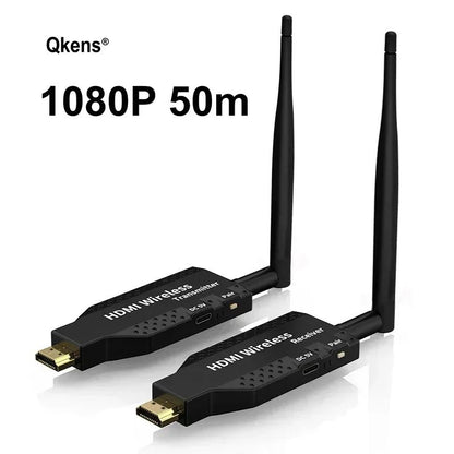 1080p 4K Wireless HDMI Extender Audio Video Transmitter Receiver Display Adapter 50m 100m 150m Share for Camera PC Laptop To TV