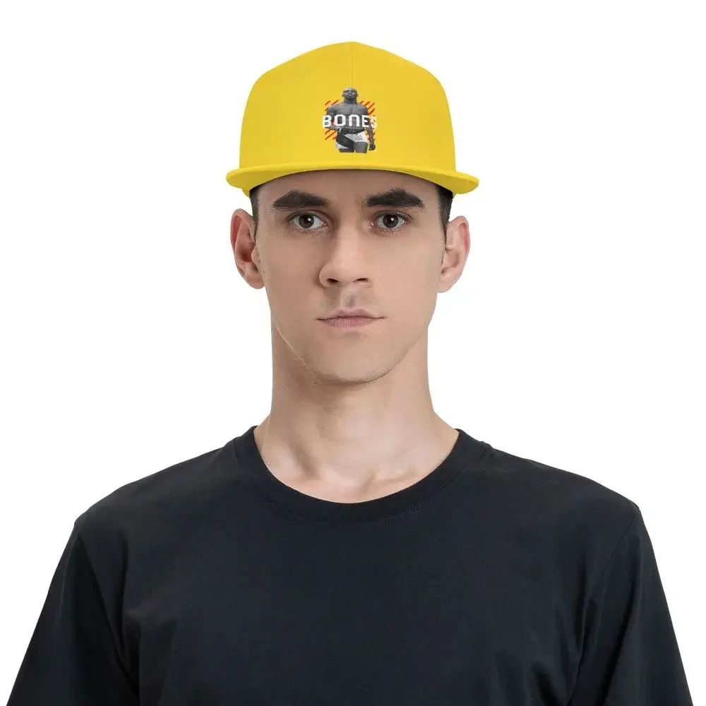Boné de beisebol ajustável hipster engraçado Jon Jones The Bones Snapback Cap
