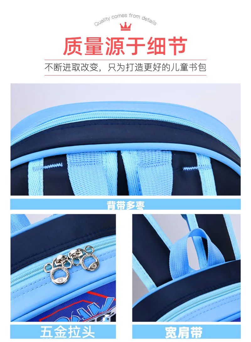 Kindergarten children schoolbags spine protection and load reduction boys and girls backpacks lightweight printed backpack