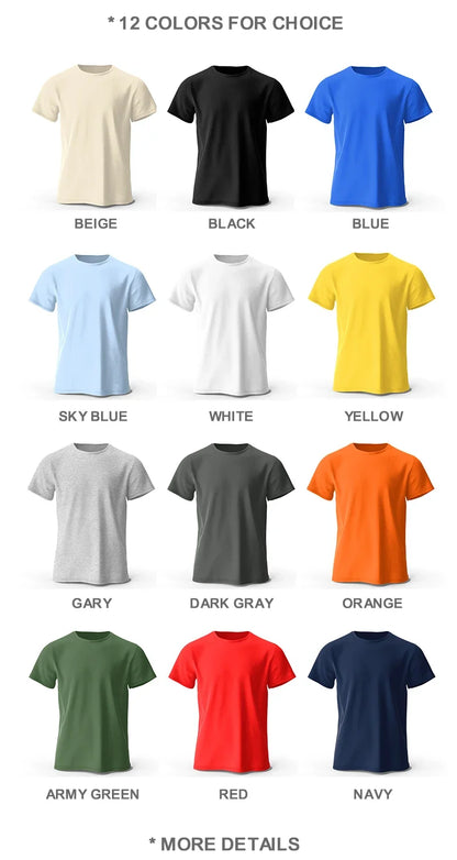 Men's The Freedom Letter Printed T-Shirt 100% Cotton Oversized Funny Graphic Tees for Men Women Summer Tops