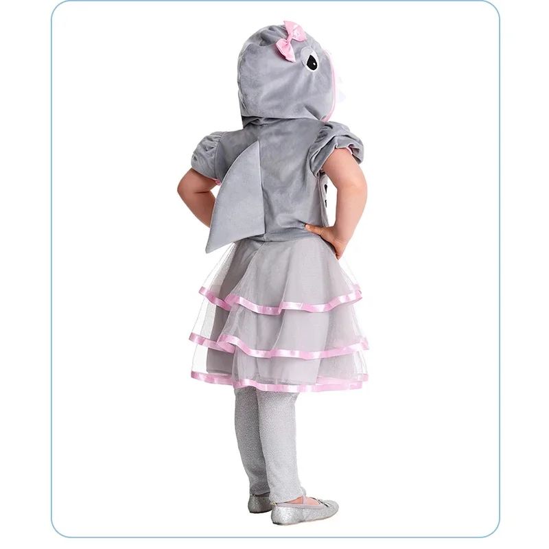 Shark Costume Boys Girls Grey Shark Cosplay Ocean Animal Theme Party Halloween Carnival Dress Kids Game Play Stage Performance