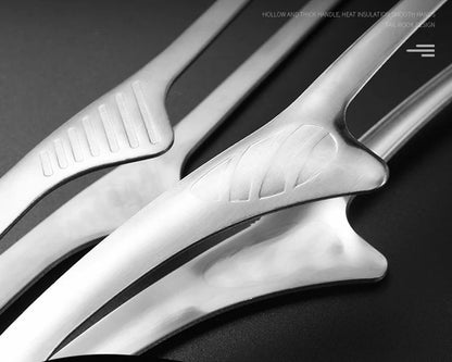 304 Stainless Steel Food Tongs Long Handle Non-slip Barbecue Tongs Steak Tongs Kitchen Cooking Tools Kitchen Accessories