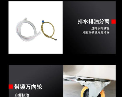 XWJ Dishwasher Commercial Ultrasonic Automatic Vegetable Washer  Kitchen Restaurant Canteen Large Bowl Washing Large Capacity