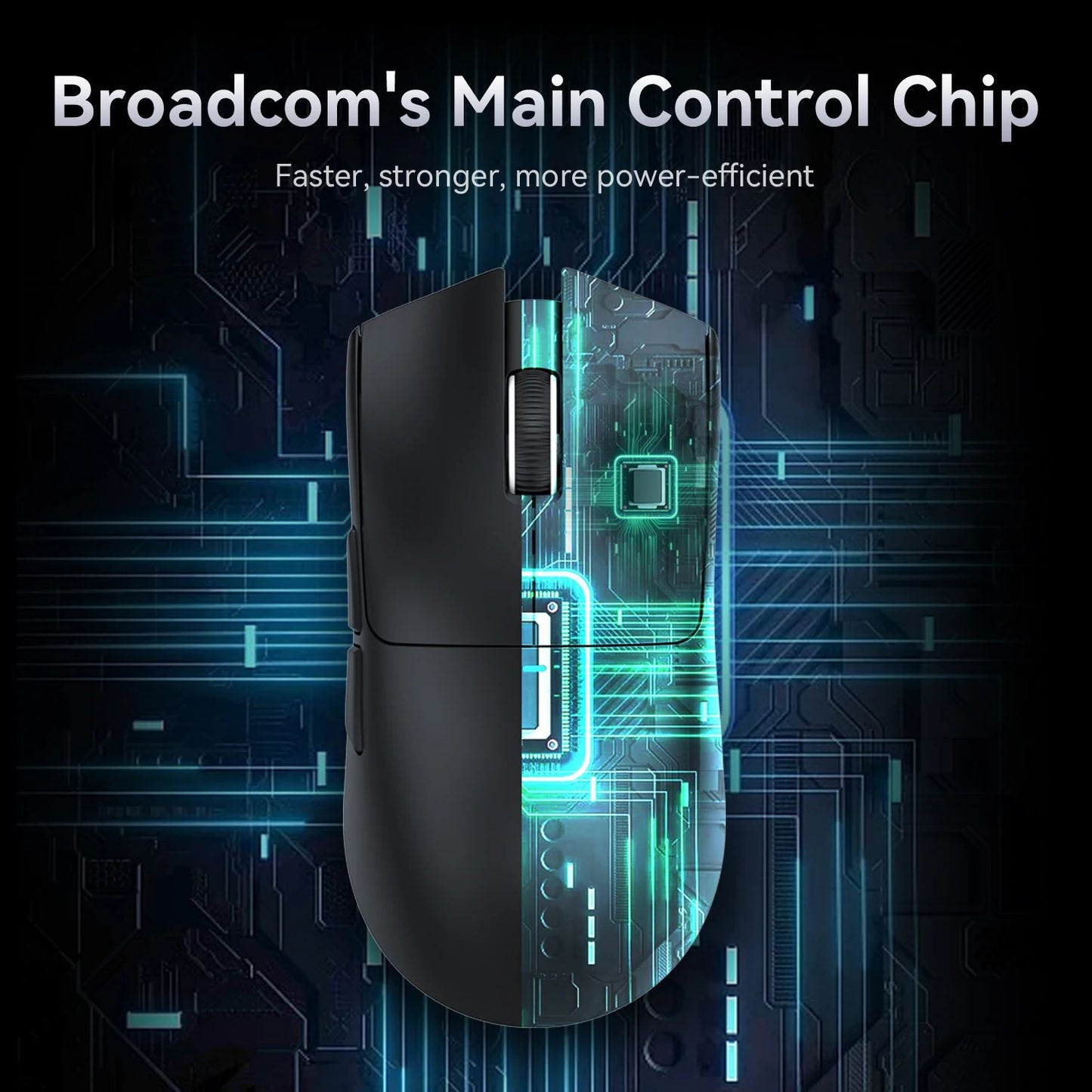 Mouse Gamer Sem Fio Attack Shark R1 X11 Bluetooth, PAW3311, Conectividade Tri-Mode, Leve 59g, para PC, Notebook e Mac