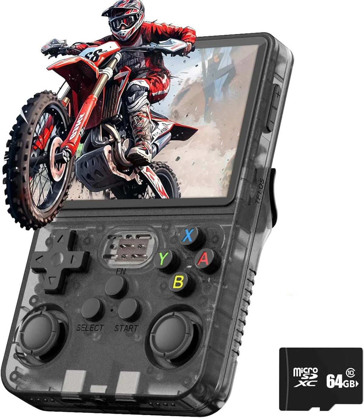 R36S Handheld Retro Game Console Classic ARKOS System 3.5 Inch Portable Video Gaming Console with Single Card for Kids Gift