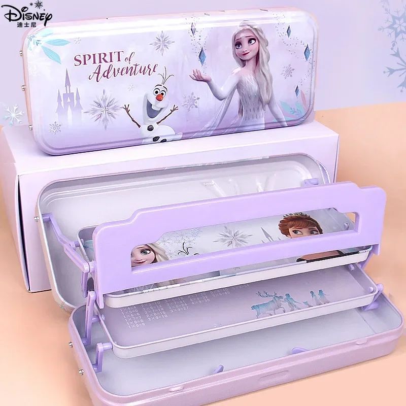 Estojo de Lápis Carros Disney Pixar Caixa de Papelaria Infantil Grande Capacidade Carro McQueen Estojo de Lápis Tridimensional Presente para Jardim de Infância