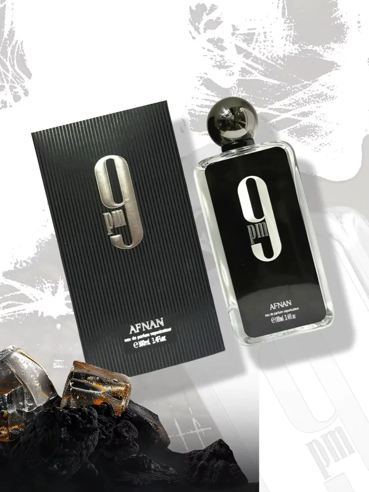 Afnan 9PM Men's Cologne Spray 100ml Men's Cologne Perfume Travel Clothes Perfume Spray High-end Long-lasting Perfume Gift