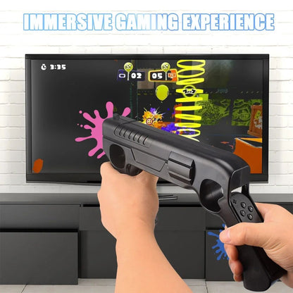 For Nintendo Switch OLED Joycon Splatoon3 Games NS Joy Joy-con Controller Induction Peripherals Shooting Gun Grip Accessories