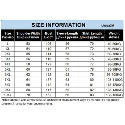 Loose Casual Boys Shirts Outdoor Long Sleeve Army Green Cotton 7XL 8XL 9XL 10XL 150KG Plus Size Cargo Blouses Black Men Clothes