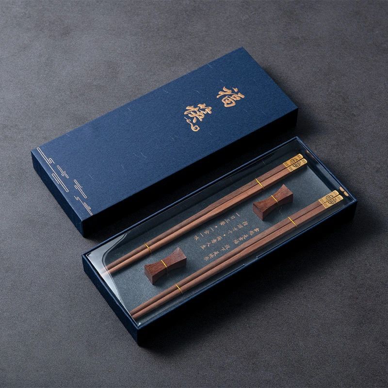 Hashis de Sândalo Vermelho Natural de Alta Qualidade Premium Conjunto de Talheres Utensílios de Mesa Domésticos para Presente Hashis Chineses