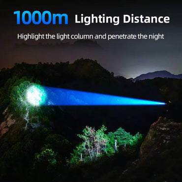 2025 New Philips SFL8168 3200 Lumen LED Flashlight 1000m Portable Powerful Bright Flashlights Camping Lamp for Outdoor Hiking