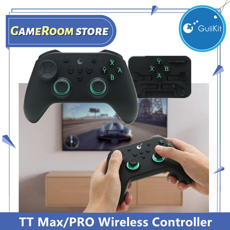 GuliKit Gamepad TT Max/Pro Wireless Controller with TMR Joysticks & Triggers Gamepad for Windows /Nintendo Switch Android iOS