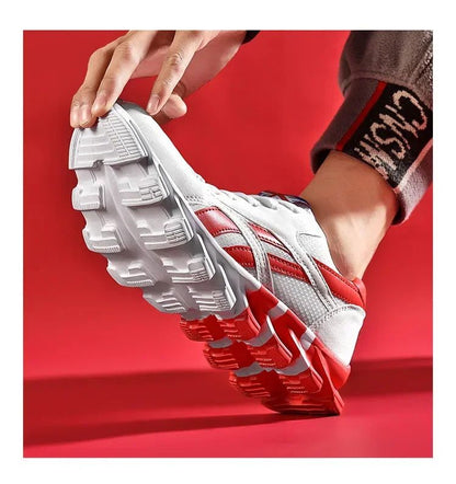 Marca Tendência Tamanho 46 47 48 Tênis Masculino Antiderrapante Amortecedor Solado Grosso para Fitness Tênis de Corrida Respirável para Uso Externo para Homens