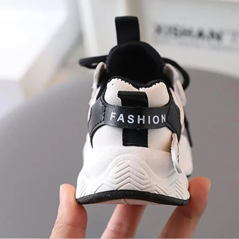 Spring Autumn Kids Sport Shoes Mesh Breathable Boys Sneakers Student Girls Shoes Non-slip