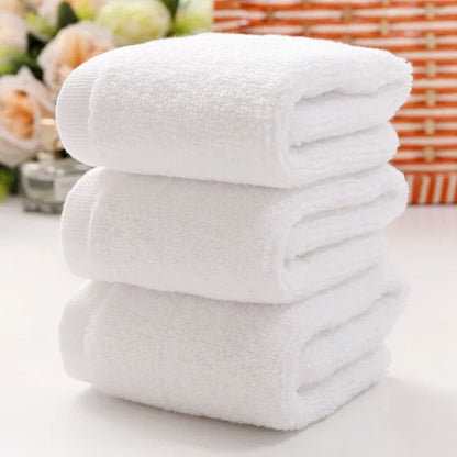 Good Quality White Cheap Face Towel Small Hand Towels Kitchen Towel Hotel Restaurant Kindergarten Towel