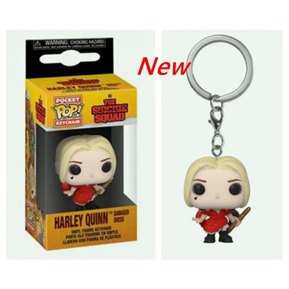 41 modelos Chegada Nova Chaveiros FUNKO POP Chaveiro Yoda Leia Boba Feit Minnie Katy batman Spidey Bruxa Mirio Bonecos de Ação