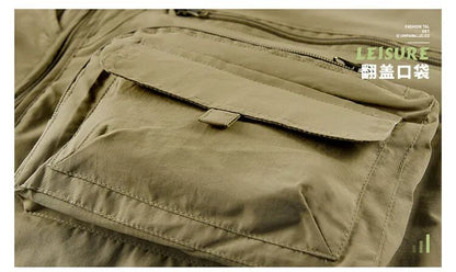 Colete Masculino de Malha com Vários Bolsos Secagem Rápida Sem Mangas Jaqueta Repórter Solto Casual Fino para Pesca Colete Masculino