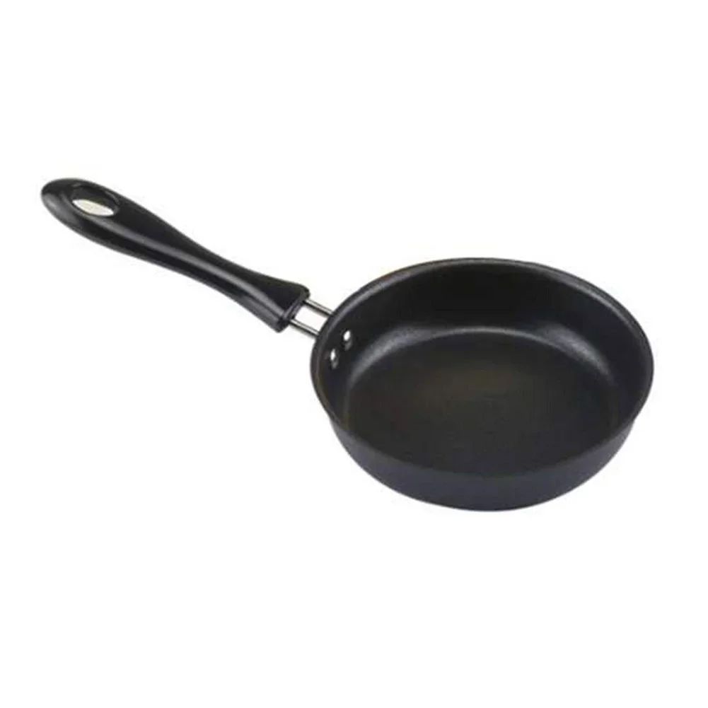 Mini Frigideiras para Omelete Panela para Fritar Ovo Frigideira para Bife Panela Antiaderente Panela de Ferro Fundido para Fritar Omelete e Panqueca 12/16/18cm
