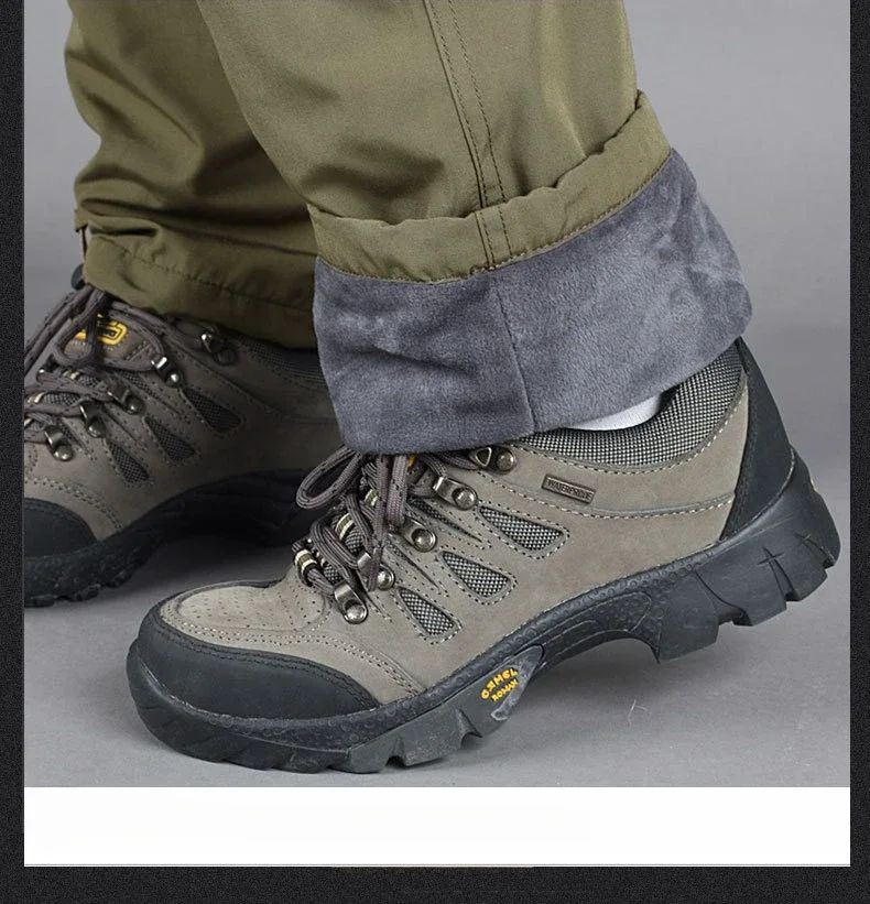 Warm Winter Fleece Pants Tactical Cargo Pants Classic Outdoor Hiking Thicken Joggers Pant Multi Pocket Trousers