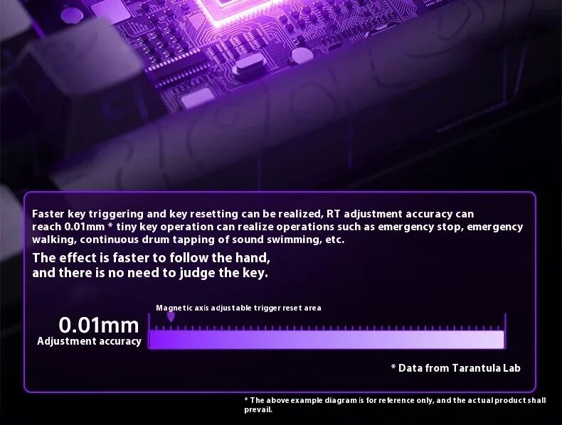 AULA Mini60 HE Magnetic Switch Teclado RGB Tri Mode Sem Fio Teclado Mecânico 8000Hz 0.01mmRT Teclado Gamer Presentes para Gamers