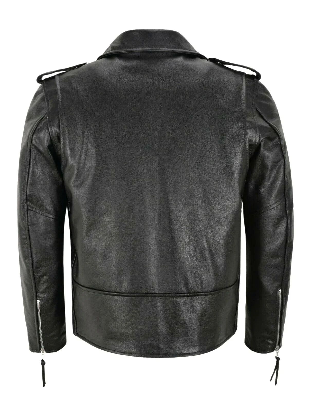 Boutique Punk Men PU Leather Jacket Motorcycle Fashion Slim Fit Leather Coat