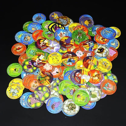 Pokémon Tazos 1/2/3 Geração 160/100/141pçs Card Pogs Pikachu Charizard Treinador Coleção Completa Jogo de Cartas Cheetos Chipitaps Tap