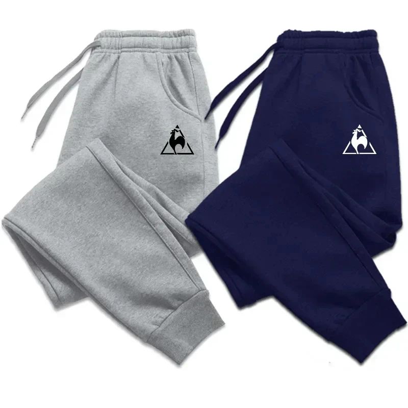 2025Spring and Autumn Fleece Men's Pants Casual Pants Men's Sports Jogging Pants Sweatpants Men's Harajuku Street S-3XL Pants