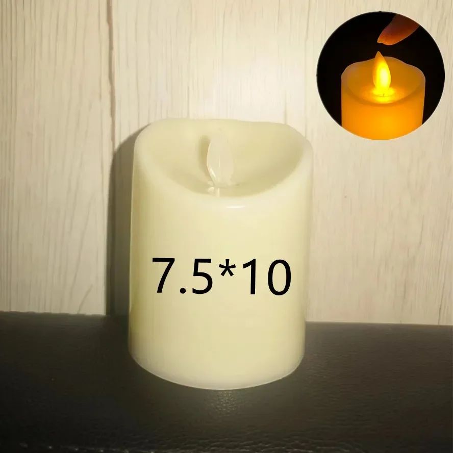 1~10PCS Swing LED Candles Flameless Flickering Light Flameless Candle for Christmas Wedding Decor Birthday Party Supplie  ?