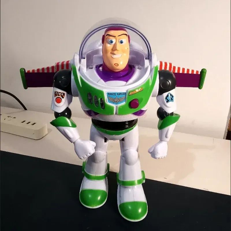 40cm Disney Toy Figuras de Anime Toy Story 4 Woody Buzz Jessie Rex Bonecos Modelo Falantes Figurinhas de Ação Coleção de Decoração Brinquedo de Natal