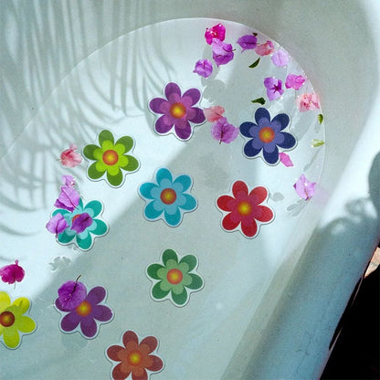 10pcs-Cartoon Pattern Bathroom Bathtub Anti Slip Sticker Staircase Floor Mat Children's Room Self-adhesive Anti Slip Sticker