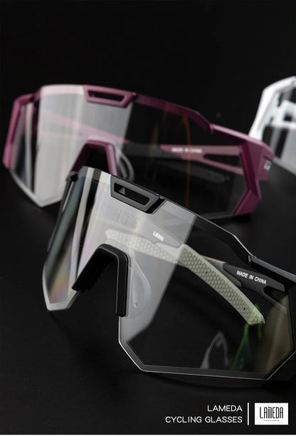 Photochromic Cycling Sunglasses Men Professional Bicycle Glasses Goggles Windproof MTB Road Bike Glasses Mountain Eyewear