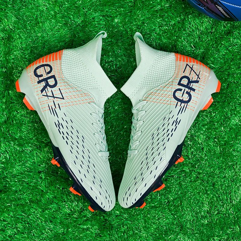 New Men Soccer Shoes High-top Futsal Cleats Sneakers Football Boots Grass High-quality Non-Slip Match Indoor Hot-selling FG/TF