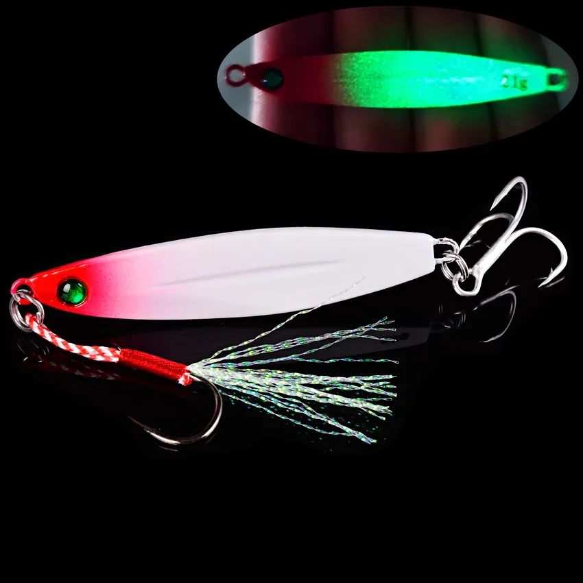 5 unidades de isca artificial de pesca de metal 7g-40g, isca rígida para trolling, isca de pesca para baixo, tralha de pesca de truta, jigs de pesca de truta, iscas de água salgada