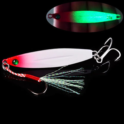 5 unidades de isca artificial de pesca de metal 7g-40g, isca rígida para trolling, isca de pesca para baixo, tralha de pesca de truta, jigs de pesca de truta, iscas de água salgada