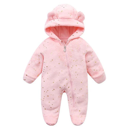 Newborn Baby Clothes Flannel Autumn Winter Baby Boys Girls Rompers Cartoon Newborn Bodysuit Soft Warm Jumpsuit for Babies 0-12M