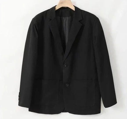 Brown Oversize Plus Big Size Jacket for Men Long Man Suits and Blazers Coats Fashionable Fashion 2025 New in Simple Breasted