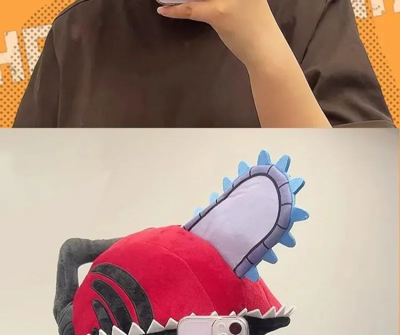 Anime Chainsaw Man Mask Headgear Denji Cosplay Accessories Pochita Caps Half Face Mask Masquerade Halloween Party Custom Prop