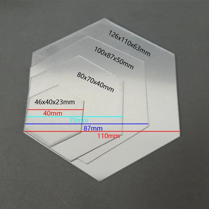 3/6/12pcs 3D Hexagon Mirror Wall Sticker DIY TV Background Living Room Stickers Wall Decor Bedroom Bathroom Home Decoration