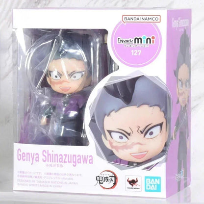 Em estoque Bandai Figuarts 100% original mini Demon Slayer Shinobu Kocho & Kamado Tanjirou Uzui Tengen Nezuko Anime Figure Toys WY